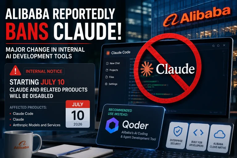 Alibaba Reportedly to Ban Claude Internally Starting July 10, Signaling a Shift in AI Agent Development Tools