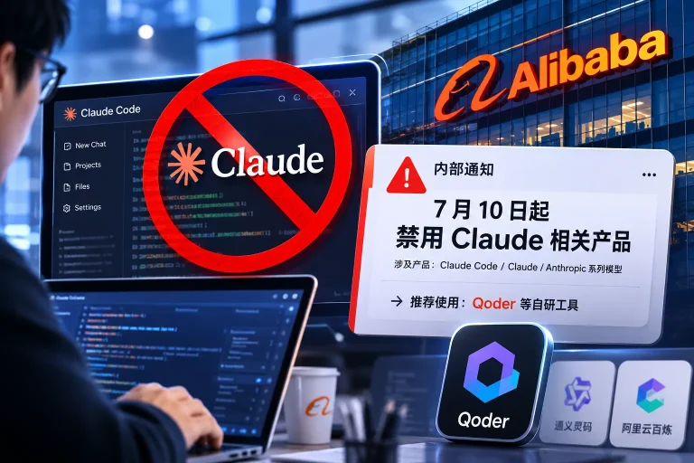 阿里被曝停用 Claude！7 月 10 日起内部 AI 开发工具或迎来重大调整