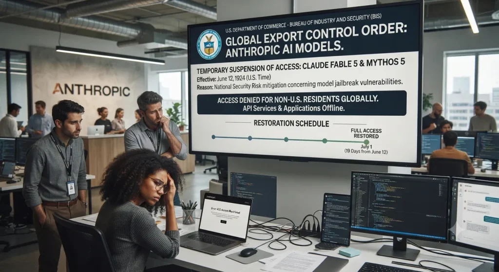 U.S. Commerce Reportedly Restricts Access to Anthropic Models Amid Security Concerns — Access Restored After 19 Days