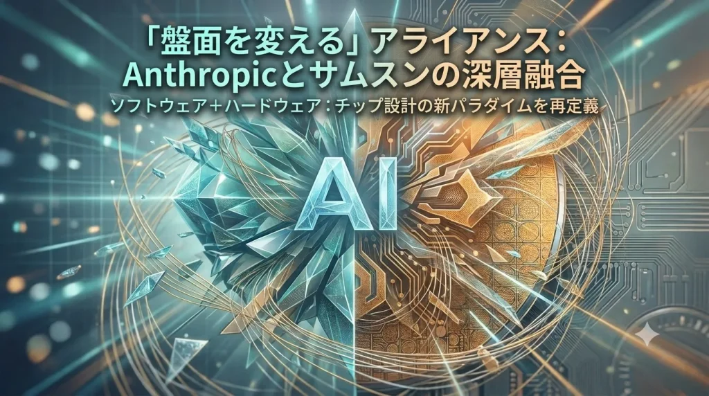 なぜAIチャットが「国産半導体」で動く日が来るのか――アンソロピックとサムスン提携の深層