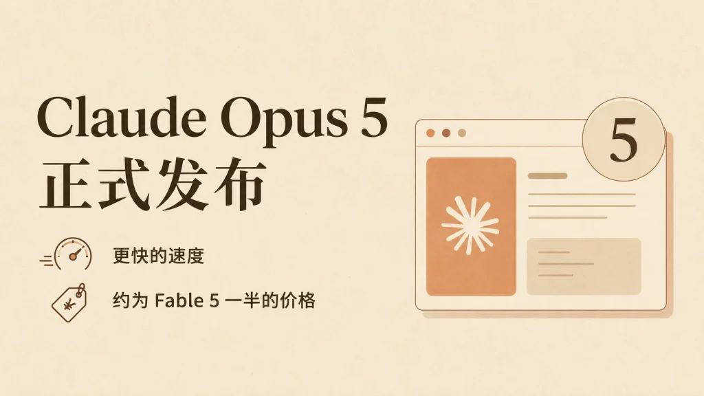 Claude Opus 5来了：价格没涨，速度还能自己选