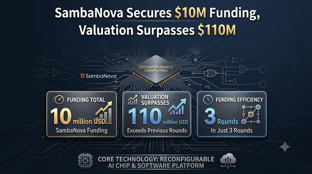 AI Chip Startup SambaNova Raises $1 Billion at $11 Billion Valuation, Five Months After Previous Funding Round