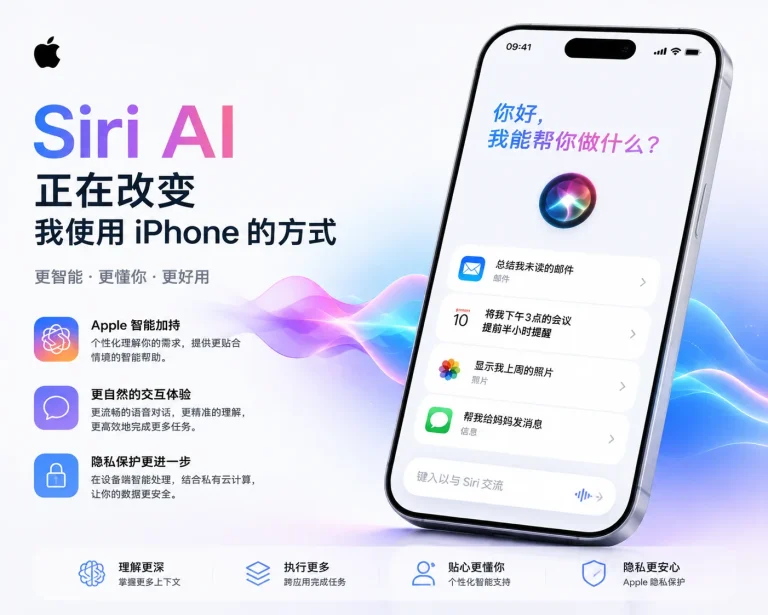 从语音助手到 AI 助理：Apple Intelligence 如何改变 Siri
