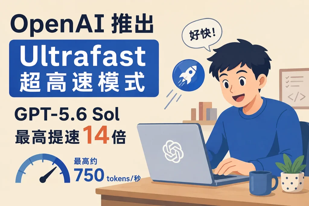 OpenAI 把 GPT-5.6 Sol“加速”了：最快 14 倍，等 AI 回答这件事可能真要变了