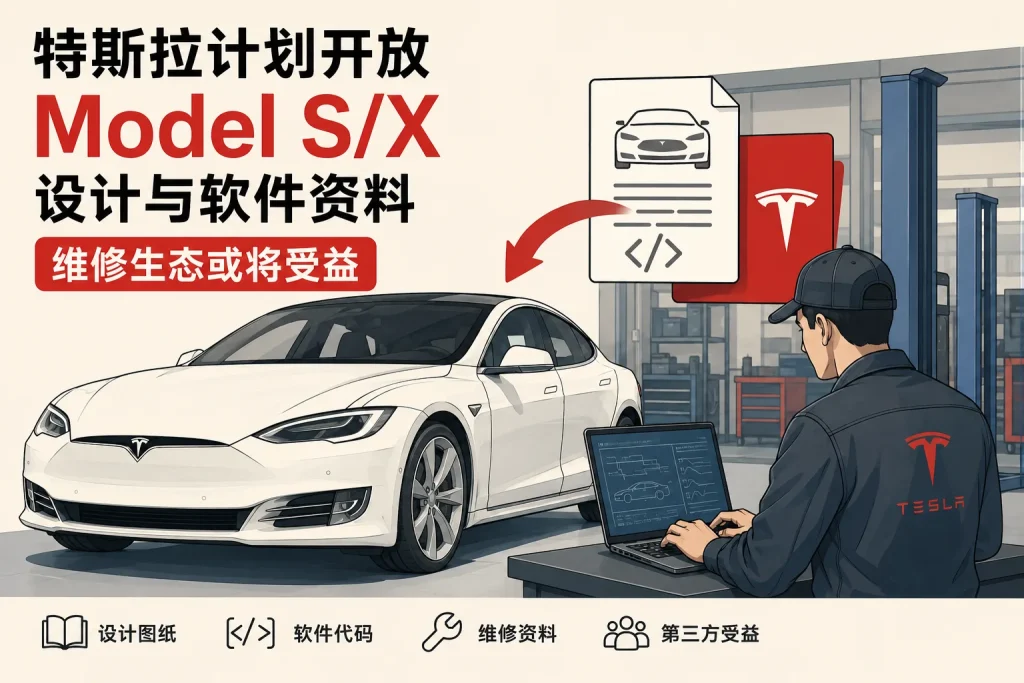Model S/X停产不是终点：特斯拉要公开技术资料，真正受影响的可能是整个维修市场
