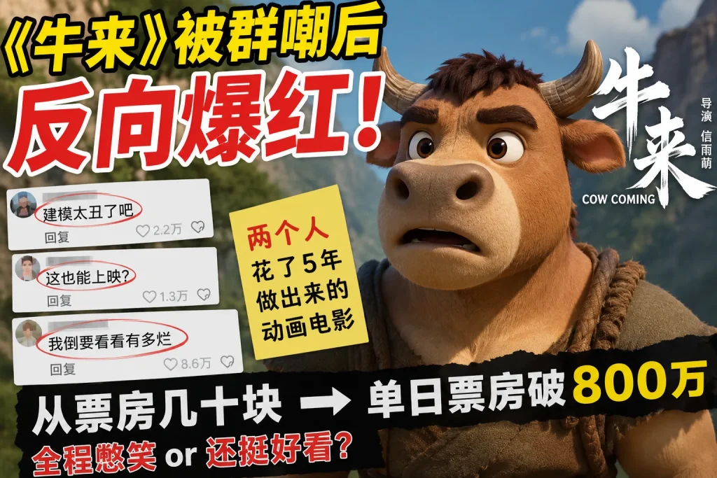 《牛来》越被吐槽越有人看：全网都在笑，它却把票房笑上去了