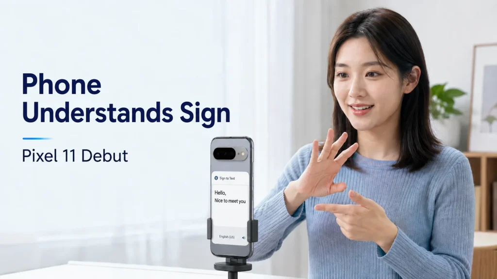 Google’s Pixel 11 Can Turn Sign Language Into Text