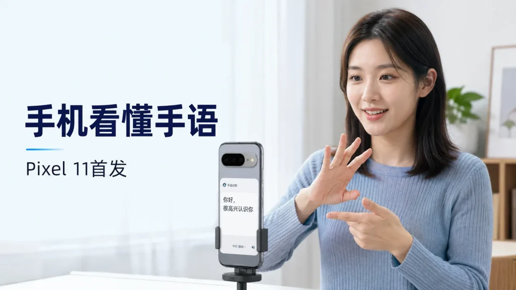 Pixel 11学会“看手说话”了：谷歌把手语翻译塞进手机里