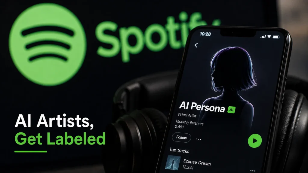 Spotify Is Putting Labels on AI Artists — and Keeping Them Out of Recommendations