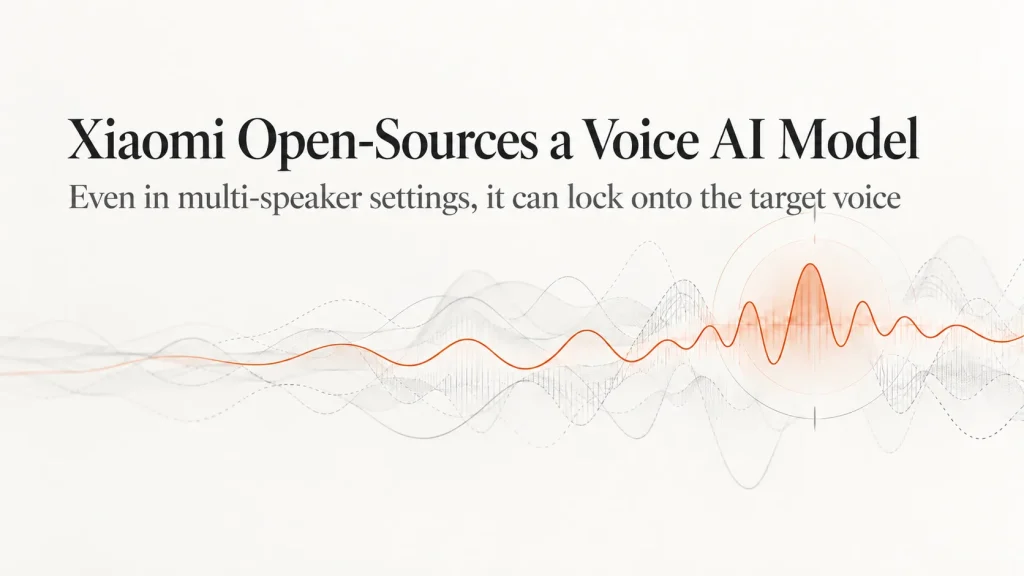 Xiaomi’s Voice AI Model Might Actually Be Useful
